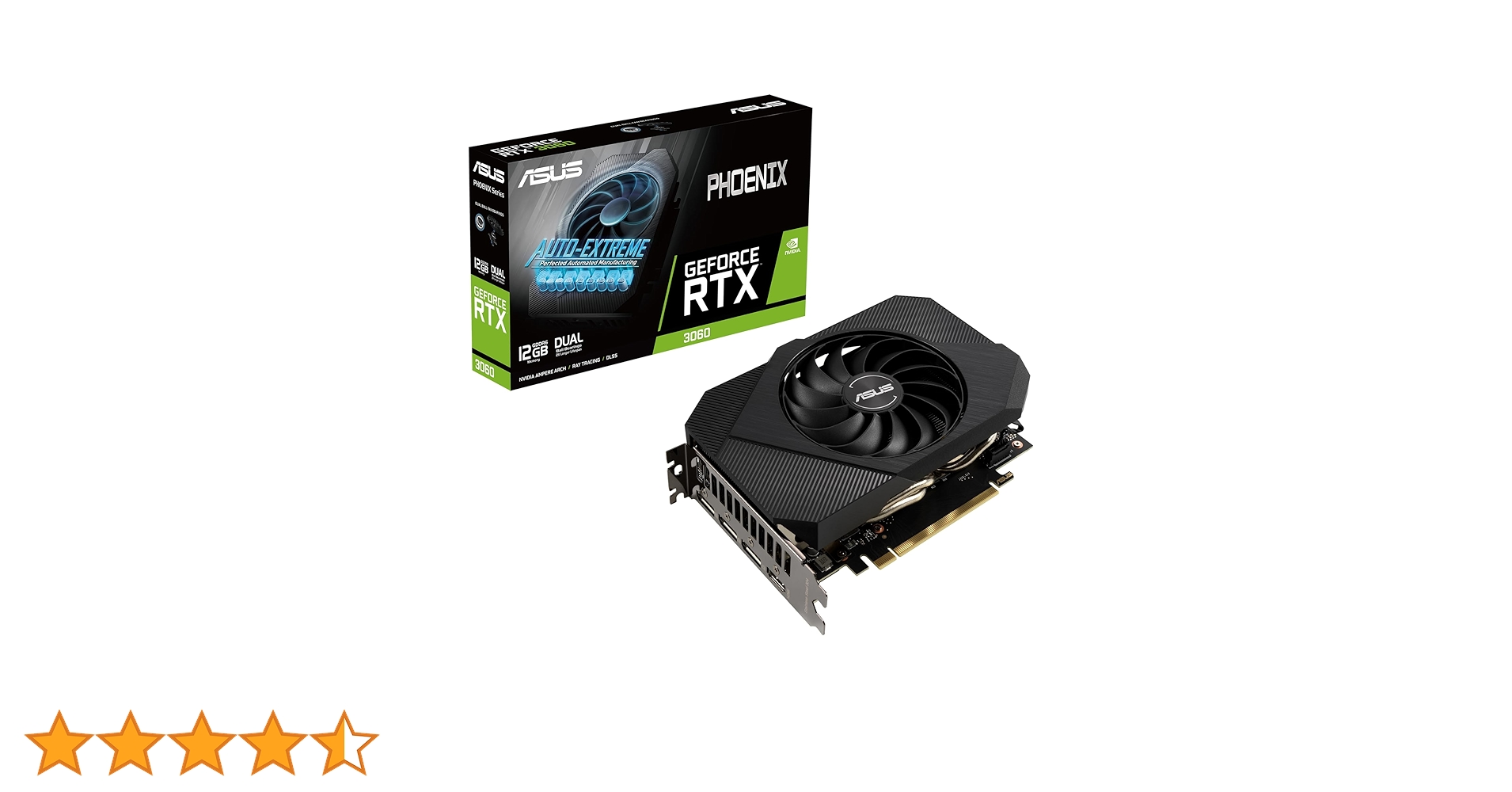 ASUS Phoenix NVIDIA GeForce RTX 3060 V2 Gaming Graphics Card